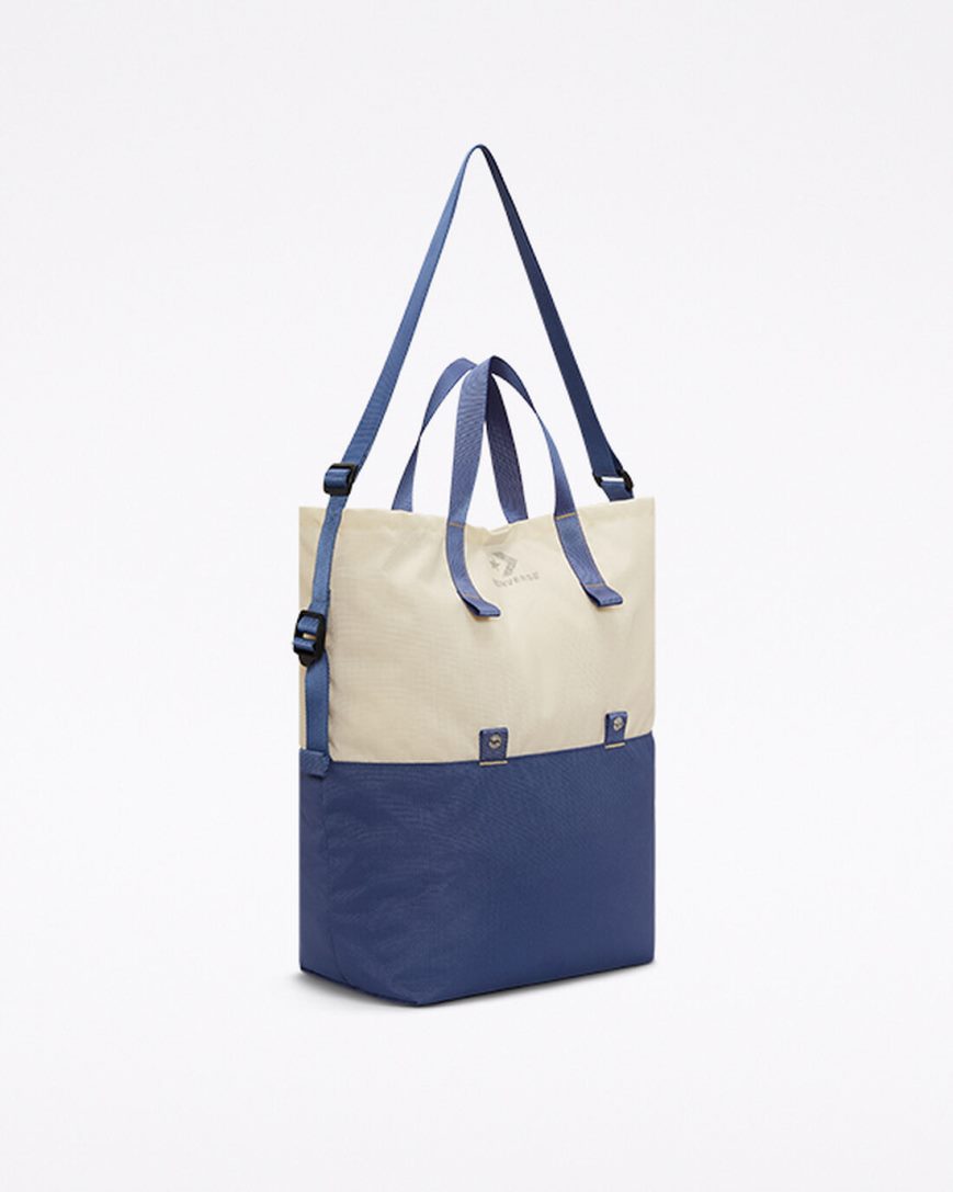 Men's Converse Convertible City Pack Backpacks Wash Indigo | AU E891CO